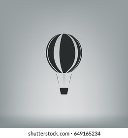 Hot air balloon icon
