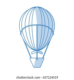 Hot air balloon icon