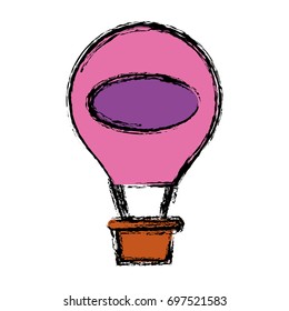hot air balloon icon 