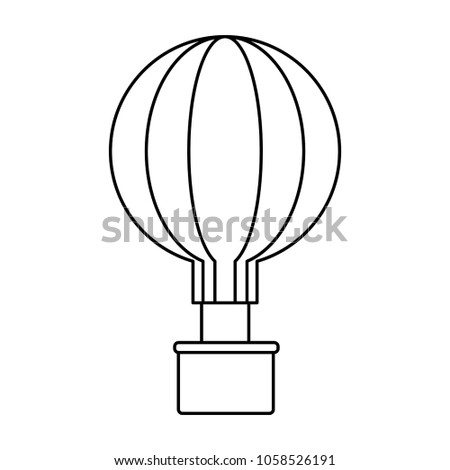 hot air balloon icon 