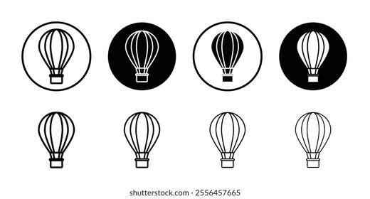 Hot air balloon icon Art design illustration
