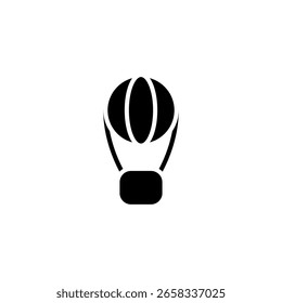 hot air balloon icon is designed in a visually appealing and easily recognizable style. It’s suitable for various visual needs such as apps, digital media, or other graphic design projects