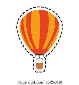 hot air balloon icon image 
