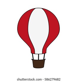 hot air balloon icon image