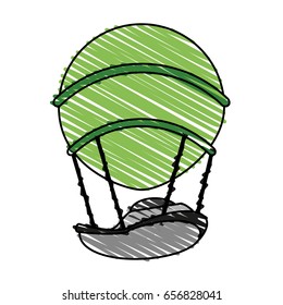 hot air balloon icon image 