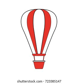 hot air balloon icon image 