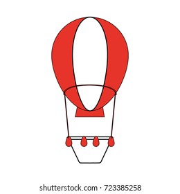 hot air balloon icon image 