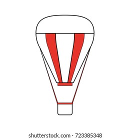 hot air balloon icon image 