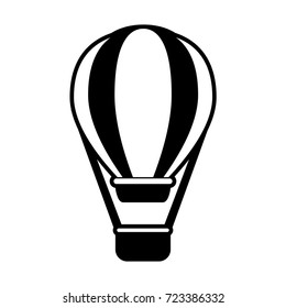 hot air balloon icon image 