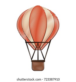 hot air balloon icon image 