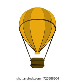 hot air balloon icon image 