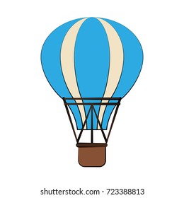 hot air balloon icon image 