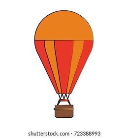 hot air balloon icon image 
