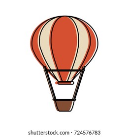 hot air balloon icon image