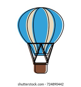 hot air balloon icon image