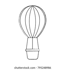 hot air balloon icon image 
