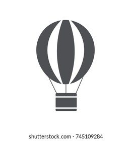 Hot Air Balloon Icon Modern Minimal Stock Vector (Royalty Free) 745109284