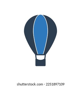 Hot Air Balloon Icon Sign Symbol