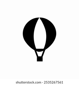 Heißluftballon, Symbol, Vektorsymbol