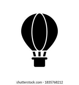 Vektorsymbol für Heißluftballon. EPS. 10.