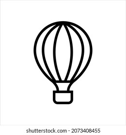 Heißluftballon - Symbol, Vektorgrafik