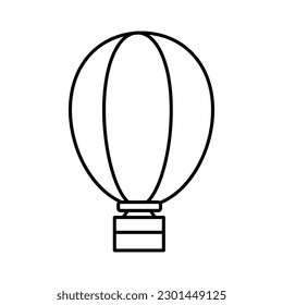 Hot air balloon icon, vector illustration. vector hot air balloon icon illustration isolated on white background.eps