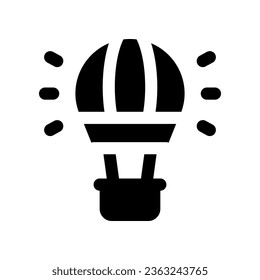 hot air balloon icon. vector icon for your website, mobile, presentation, and logo design.