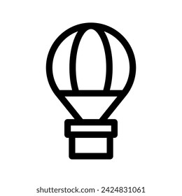 Hot Air Balloon Icon Vector Symbol Design Illustration