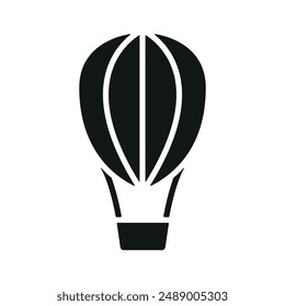 Icono de globo de aire caliente Plantillas de diseño de Vector concepto simple y moderno