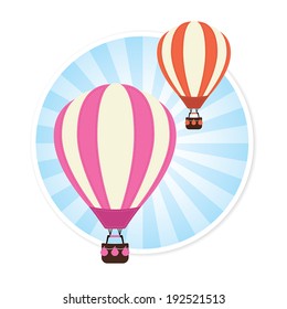 Hot Air Balloon Illustration