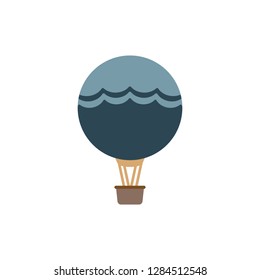hot air balloon logo