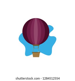 hot air balloon logo