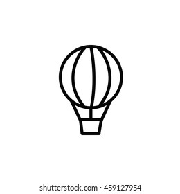 Hot Air Balloon Outline Icon