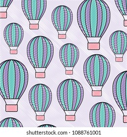 Hot air balloon pattern