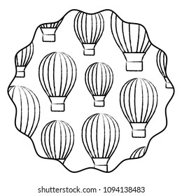Hot air balloon pattern