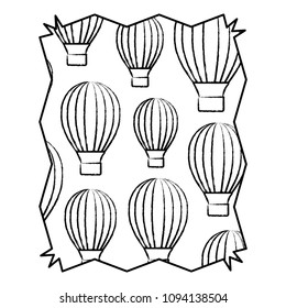 Hot air balloon pattern