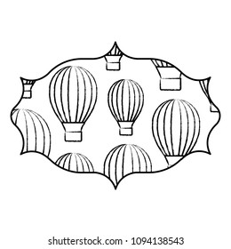 Hot air balloon pattern