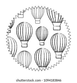 Hot air balloon pattern