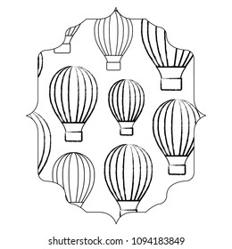 Hot air balloon pattern