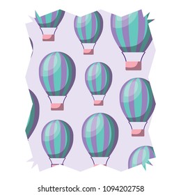 Hot air balloon pattern