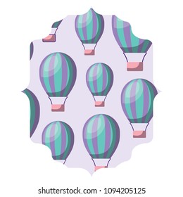Hot air balloon pattern