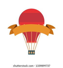 hot air balloon ribbon