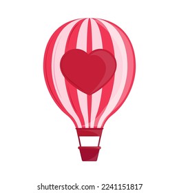 hot air balloon valentines day