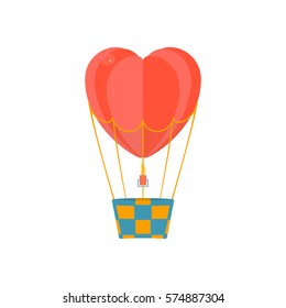 Hot Air Balloon. Vector.