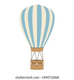 Hot air balloon vector design illustration isolated on white background