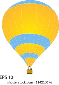 Hot Air Balloon Vector, EPS 10.