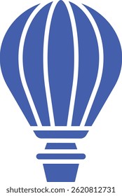 Hot Air Balloon vector icon. Can be used for printing, mobile and web applications.