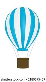 Globo de aire caliente. ilustración vectorial