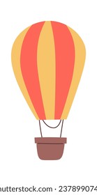 Ilustración de vectores de globos aerostáticos