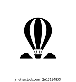 Hot air balloon vector illustration